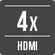 Počet HDMI